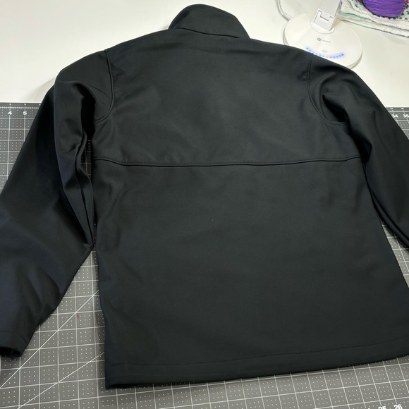 Columbia Black Ascender Softshell Jacket Men’s Small Lightweight Fleece-lined - Picture 4 of 9